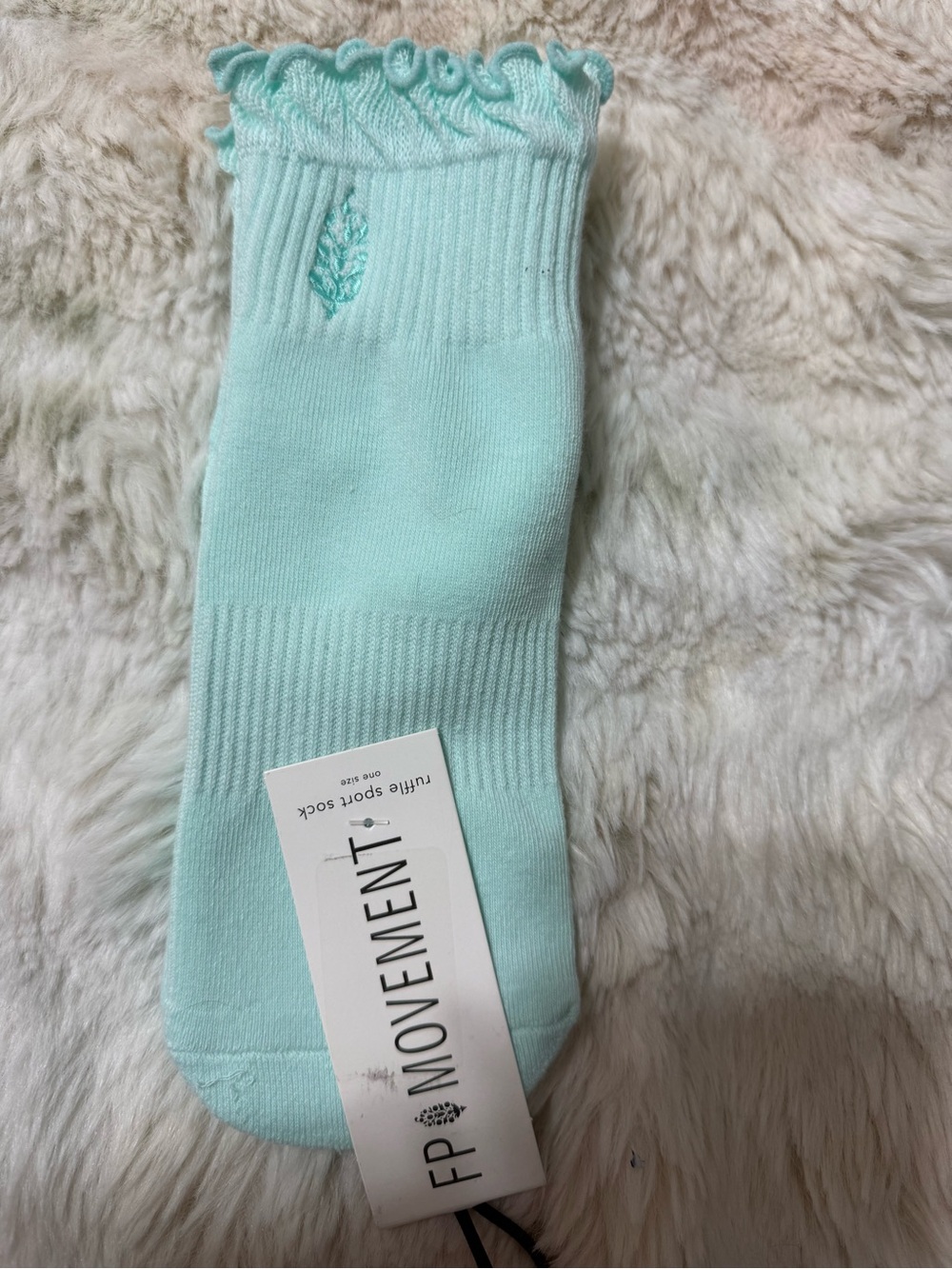 FP movement Mint Crew Socks
